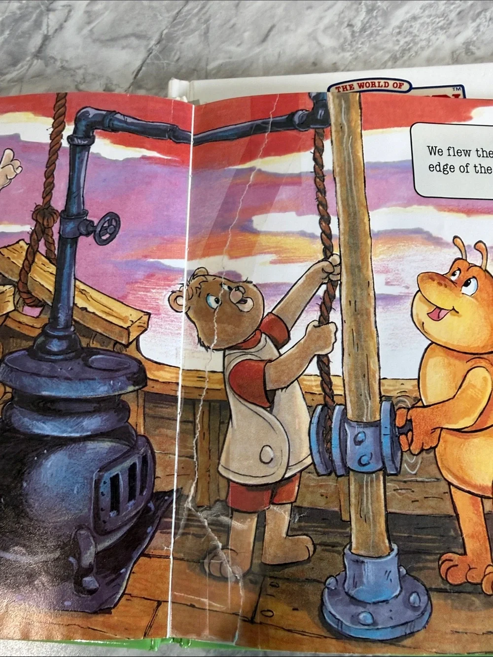 Vintage Teddy Ruxpin Hardcover Books Lot of 4 Worlds of Wonder 1980s Children’s